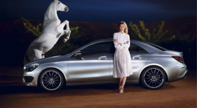 Mercedes-Benz CLA debutează alături de vedeta Karlie Kloss - Photo