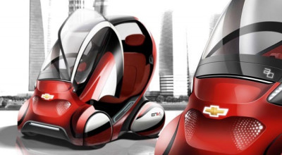 Twizy făcut de americani va fi Chevrolet EN-V 2.0 - Photo