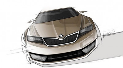 Primele schiţe oficiale cu Skoda Rapid, familista care înlocuieşte prima Octavia - Photo