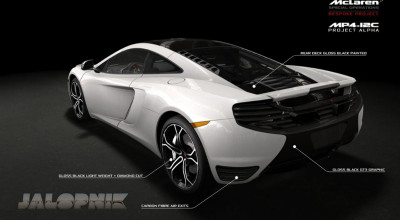 Primele imagini cu editia speciala McLaren MP4-12C Alfa Project - Photo