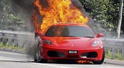 Picnic în Malaezia: Ferrari F430 este pus pe gratar - Photo