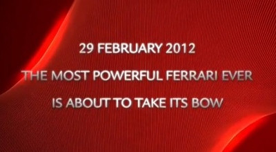 Un prim teaser video cu Ferrari 620 GT - Photo