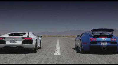 Bugatti Veyron. Lambo Aventador. McLaren MP4-12C. Lexus LFA. Drag Race! - Photo