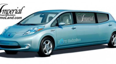 Prima limuzină electrică: Nissan Leaf transformat de Imperial Coach - Photo