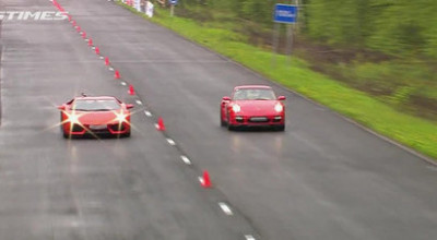 Noul Aventador provoaca la duel un 911 Turbo de 950 CP - Photo