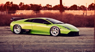 LB Performance Lamborghini Murcielago cu roti de la HRE Wheels - Photo