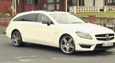 Adam Scott si David Coulthard fac cunostinta cu noul Mercedes CLS63 AMG Shooting Brake - Photo