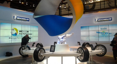 Imagini de la standul Michelin la Salonul Auto Paris 2012 - Photo