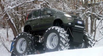 Fiat Panda devine bază pentru un monstru - Photo