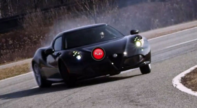 Alfa Romeo 4C se prezintă pe circuitul Balocco - Photo