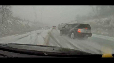 Accident în lanţ pe autostradă! - Photo