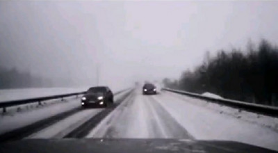 Doi şoferi inconştienţi, dar norocoşi - Photo