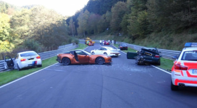 Accident la Nürburgring - Photo