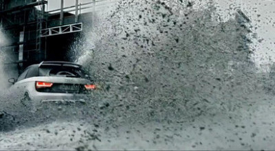 Audi A1 Quattro se distrează pe şantiere - Photo