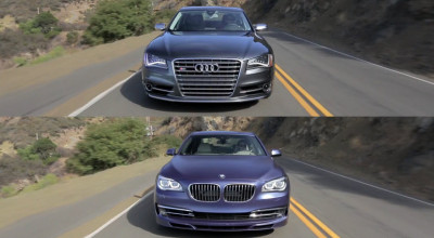 Audi S8 versus Alpina B7 - Photo