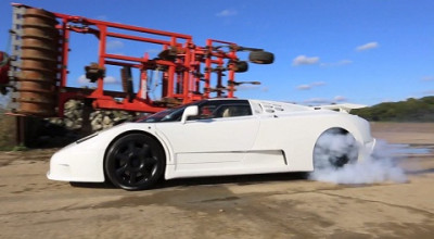 Bugatti EB110 SuperSport în mişcare - Photo