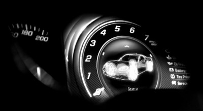 O parte din instrumentele de bord ale noului Corvette - Photo