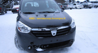 Poze Dacia Lodgy, din cadrul unor teste in Franta - Photo