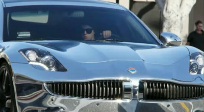 Fisker Karma cromat, pentru Justin Bieber - Photo