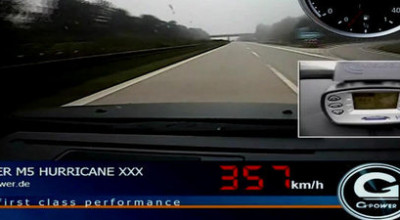 G-Power M5 Hurricane RS revine pe Autobahn, accelereaza pana la 357 km/h - Photo