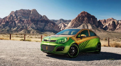 Automobile de super-eroi brand Kia - Photo