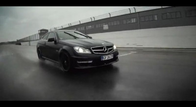 “Vocea “ unui Mercedes-Benz C63 AMG Coupe turat pe circuit! - Photo