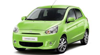 Prima imagine a versiunii europene Mitsubishi Mirage - Photo