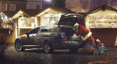 Prima poză-teaser cu Jaguar XF Sportbrake şi... Moş Crăciun! - Photo