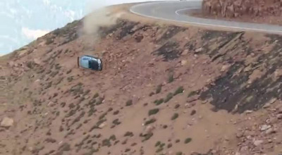 Accidente marca Pikes Peak - Photo