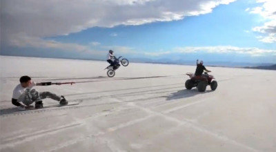 Saltboarding, cel mai nou sport extrem - Photo