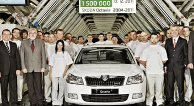 Skoda a fabricat modelul Octavia cu numărul 1.500.000 - Photo
