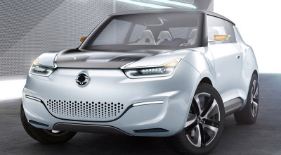 Primele fotografii cu conceptul crossoverului coreean SsangYong e-XIV - Photo
