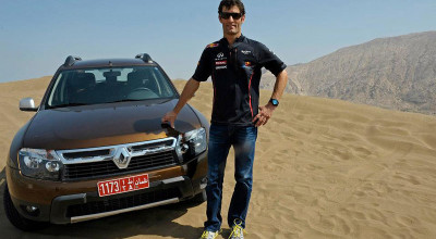 Mark Webber a testat Dacia Duster în Deşertul Oman - Photo
