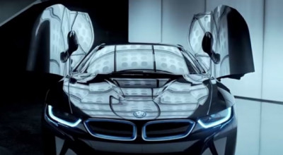 BMW prezintă farurile cu laser de pe supercarul i8 - Photo