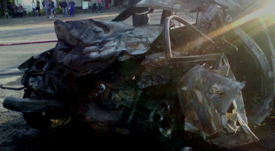 Tragedie pe traseul naţional M14. A ars de viu în propria maşină... - Photo