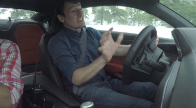 Un jurnalist auto s-a făcut de râs proiectând prototipul Chevrolet Camaro 2016 într-un zid! (VIDEO) - Photo