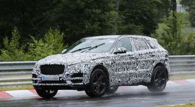 Cel mai nou crossover Jaguar F-Pace pierde camuflajul - Photo