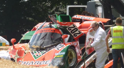 Un exemplar unic Mazda 767B a fost accidentat la Festivalul de viteză de la Godwood (VIDEO) - Photo