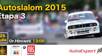 Cea de-a treia etapă a Campionatului Moldovei la Autoslalom se va desfăşura la Hînceşti! Află detalii - Photo