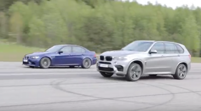 Duel provocator, BMW X5M vs BMW M3! - Photo