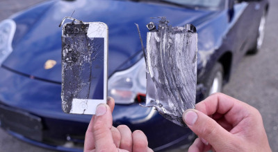 Află dacă poţi folosi un iPhone pe post de plăcuţe de frâne!? (VIDEO) - Photo