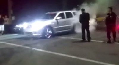 StreetRacing in Detroit: Jeep Grand Cherokee SRT versus Chevrolet Camaro! (VIDEO) - Photo