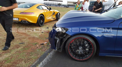 Accident ruşinos la o demonstraţie de pilotaj organizată de Mercedes-Benz (VIDEO) - Photo