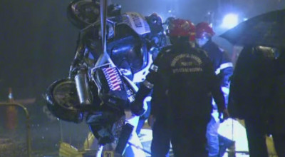 Un poliţist din România a decedat după ce a căzut cu motocicleta într-o groapă! - Photo