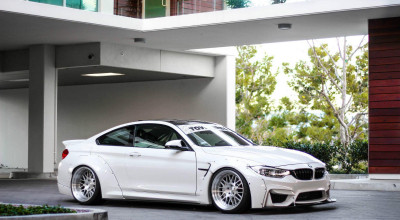 Îşi merită banii acest BMW M4? Bodykit Liberty Walk, jante Rotiform, suspensie KW şi multe altele la 105.000USD! - Photo