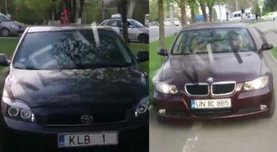 Cei doi şoferi surprinşi deplasându-se pe trotuar au fost sancţionaţi! (VIDEO) - Photo