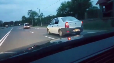 Un şofer a surprins o maşină MAI care circula cu aproximativ 80 km/h în zona de 50 km/h! (VIDEO) - Photo