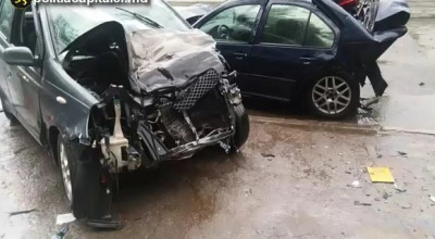 Încă un accident violent în capitală cu şapte maşini şifonate! Şoferul ar fi fost în stare de ebrietate. - Photo