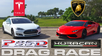 Vezi supercarul care a umilit Tesla Model S P85D, cu tot cu Ludicrous Mode (VIDEO) - Photo