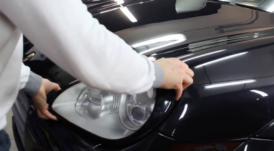 Vezi cum se fură farurile unui Porsche Cayenne în doar cîteva secunde! - Photo